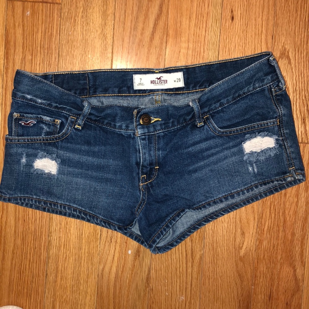 Hollister jean shorts
